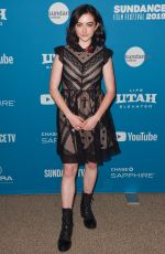 ABBY QUINN at After the Wedding Premiere at Sundance Film Festival 01/25/2019