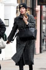 ABIGAIL ABBEY CLANCY Out on Kings Road in London 01/31/2019