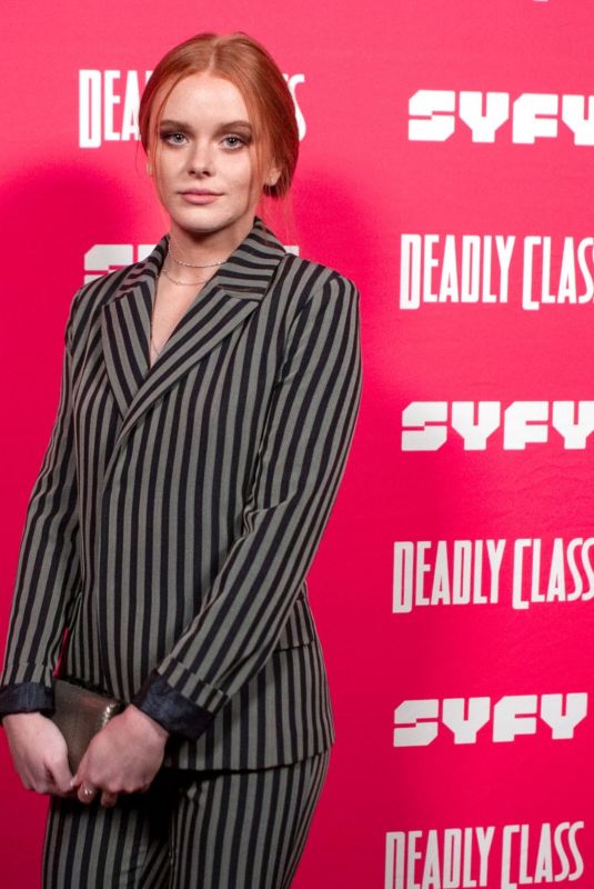 ABIGAIL COWEN at Deadly Class Premiere Week Screening in Los Angeles 01/14/2019