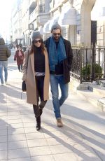 ABIGAIL SPENCER out with Her Boyfriend in Paris 01/21/2019