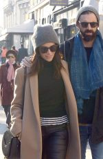 ABIGAIL SPENCER out with Her Boyfriend in Paris 01/21/2019