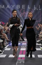ADRIANA LIMA and NICLE SCHERZINGER at Maybelline New York Show at Berlin Fashion Week 01/17/2019