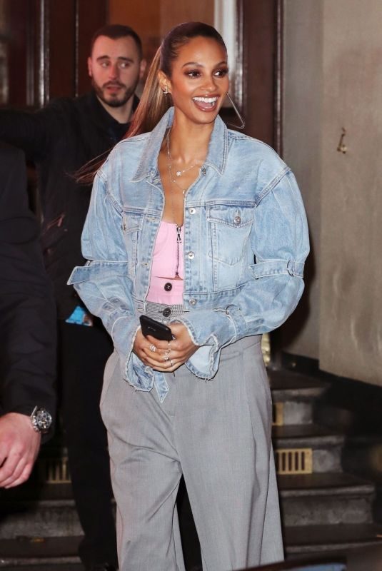 ALESHA DIXON Leaves Britain’s Got Talent Auditions in London 01/20/2019