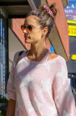 ALESSANDRA AMBROSIO Arrives at Pilates Class in Los Angeles 01/19/2019