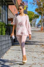 ALESSANDRA AMBROSIO Arrives at Pilates Class in Los Angeles 01/19/2019