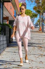 ALESSANDRA AMBROSIO Arrives at Pilates Class in Los Angeles 01/19/2019