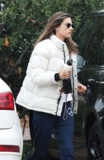 ALESSANDRA AMBROSIO Arrives at Yoga Class in Malibu 01/16/2019