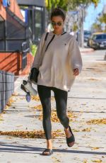 ALESSANDRA AMBROSIO Heading to Pilates Class in Los Angeles 01/21/2019