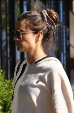 ALESSANDRA AMBROSIO Heading to Pilates Class in Los Angeles 01/21/2019
