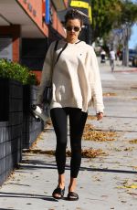 ALESSANDRA AMBROSIO Heading to Pilates Class in Los Angeles 01/21/2019