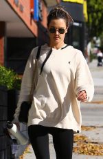 ALESSANDRA AMBROSIO Heading to Pilates Class in Los Angeles 01/21/2019