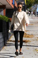 ALESSANDRA AMBROSIO Heading to Pilates Class in Los Angeles 01/21/2019