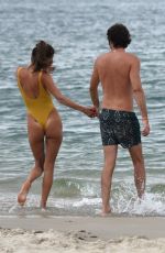 ALESSANDRA AMBROSIO in Swimsuit at a Beach in Brazil 01/04/2019