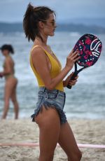 ALESSANDRA AMBROSIO in Swimsuit at a Beach in Brazil 01/04/2019