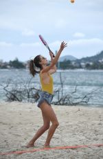 ALESSANDRA AMBROSIO in Swimsuit at a Beach in Brazil 01/04/2019