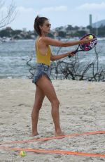 ALESSANDRA AMBROSIO in Swimsuit at a Beach in Brazil 01/04/2019