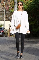 ALESSANDRA AMBROSIO Leaves a Gym in Malibu 01/13/2019