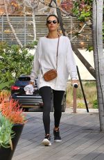 ALESSANDRA AMBROSIO Leaves a Gym in Malibu 01/13/2019