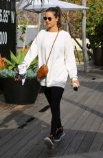 ALESSANDRA AMBROSIO Leaves a Gym in Malibu 01/13/2019