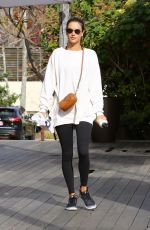 ALESSANDRA AMBROSIO Leaves a Gym in Malibu 01/13/2019