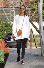 ALESSANDRA AMBROSIO Leaves a Gym in Malibu 01/13/2019