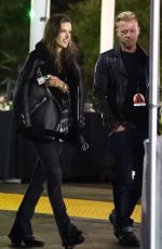 ALESSANDRA AMBROSIO Leaves I Am the Highway: A Tribute to Chris Cornell Concert in Inglewood 01/16/2019