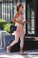 ALESSANDRA AMBROSIO Leaves Pilates Class in Los Angeles 01/19/2019