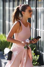 ALESSANDRA AMBROSIO Leaves Pilates Class in Los Angeles 01/19/2019