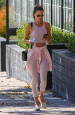 ALESSANDRA AMBROSIO Leaves Pilates Class in Los Angeles 01/19/2019