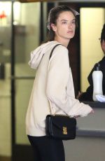 ALESSANDRA AMBROSIO Out and About in Santa Monica 01/21/2019