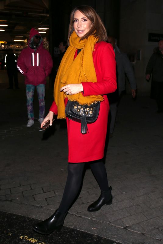 ALEX JONES Leaves The One Show in London 01/17/2019