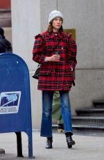 ALEXA CHUNG Out and About in New York 01/03/2019