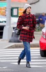 ALEXA CHUNG Out and About in New York 01/03/2019