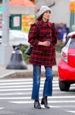 ALEXA CHUNG Out and About in New York 01/03/2019
