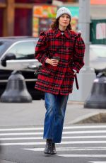 ALEXA CHUNG Out and About in New York 01/03/2019