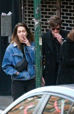 ALEXA CHUNG Out and About in New York 01/08/2019