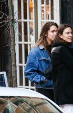 ALEXA CHUNG Out and About in New York 01/08/2019