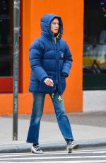 ALEXA CHUNG Out and About in New York 12/30/2018