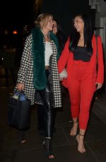 ALEXANDRA CANE and KATE LAWLER at Ours Restaraunt in London 01/25/2019