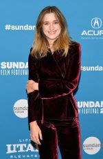 ALICE ENGLERT at Them That Follow Premiere at Sundance Film Festival 01/27/2019