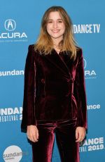 ALICE ENGLERT at Them That Follow Premiere at Sundance Film Festival 01/27/2019