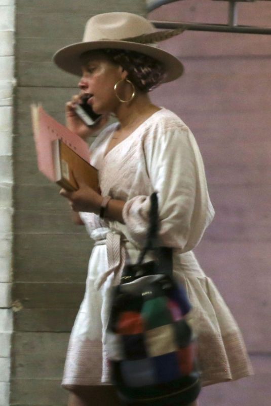 ALICIA KEYS and Swizz Beatz at Cancun International Airport 01/28/2019