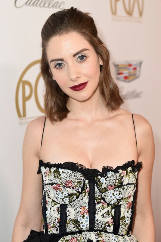 ALISON BRIE at 2019 Producers Guild Awards in Beverly Hills 01/19/2019