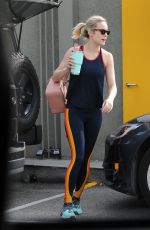 ALISON BRIE Working Out at a Gym in Los Angeles 01/09/2019