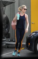 ALISON BRIE Working Out at a Gym in Los Angeles 01/09/2019