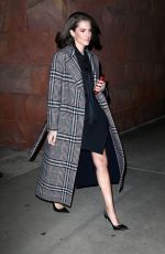 ALLISON WILLIAMS Heading to Late Show with Seth Meyers in New York 01/14/2019