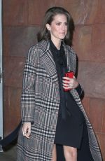 ALLISON WILLIAMS Heading to Late Show with Seth Meyers in New York 01/14/2019