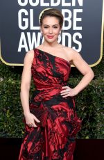 ALYSSA MILANO at 2019 Golden Globe Awards in Beverly Hills 01/06/2019
