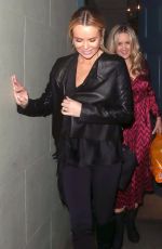 AMANDA HOLDEN Leaves Soho House in London 01/24/2019