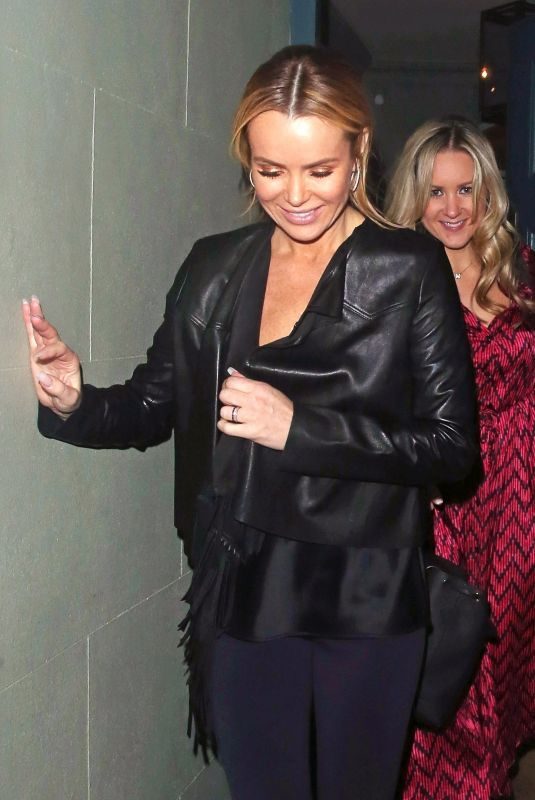 AMANDA HOLDEN Leaves Soho House in London 01/24/2019